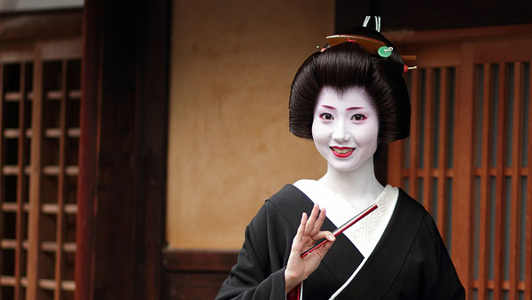 Geisha debut picture Japan