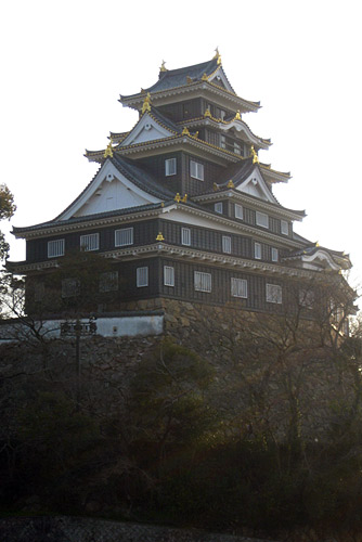 Picture of Okayama castle, Japan.