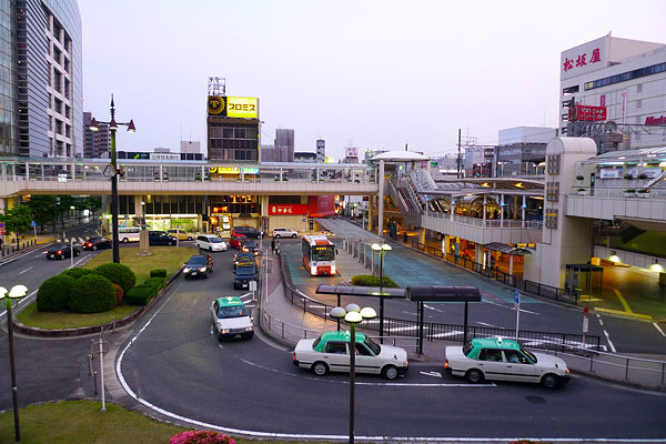 A picture of Toyota city station in Japan.