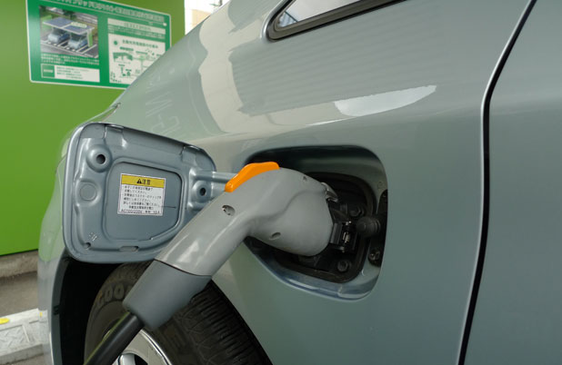 Toyota Prius Plug-In Hybrid electric charging plug