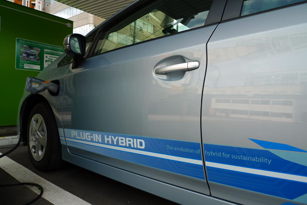 Toyota Prius Plug-In Hybrid side view