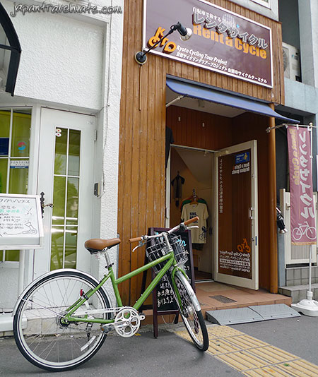 Kyoto Bicycle Hire from Kyoto Cycling Tour Project - Kinkakuji Cycling Terminal