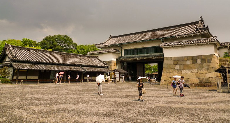 Nijo Castle's Main Gate (from inside the castle)