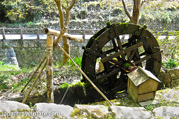 Old water wheel Japan Takahashi