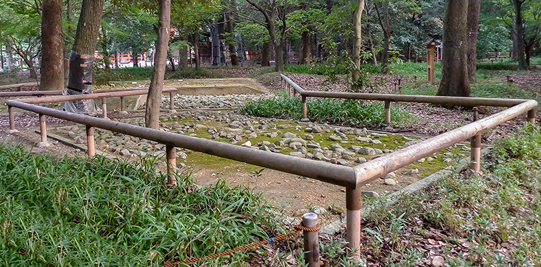Ancient ritual site: tadasu-no-mori grove