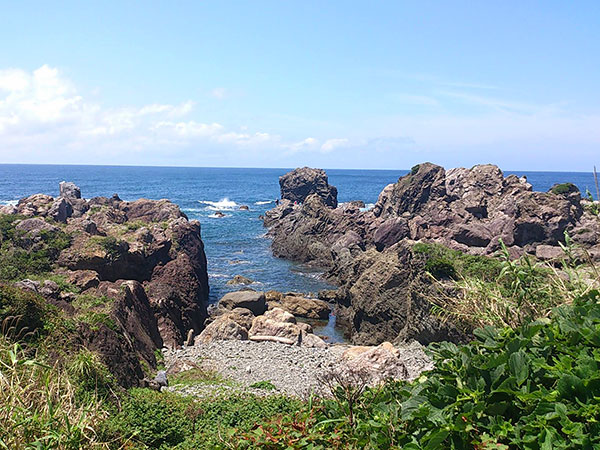 Muroto Peninsula and the Pacific Ocean