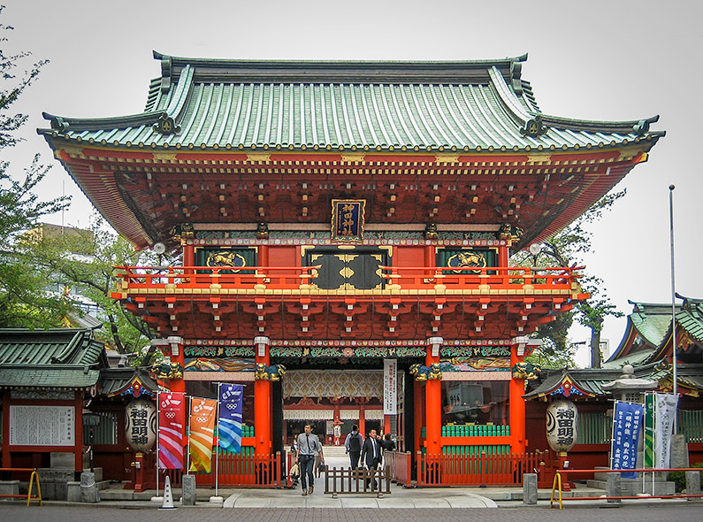Zuishi-mon at Kanda-myojin Shrine, Akihabara, Tokyo
