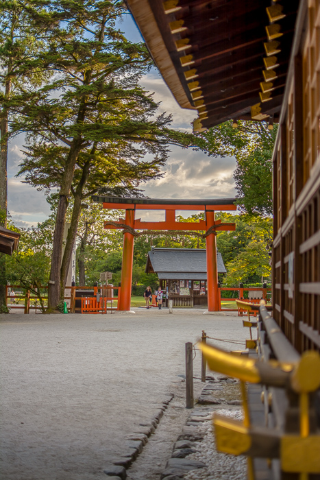 Kamigamo-jinja's Second torii 「二の鳥居 / ni-no-torii」 (HDR Photo)