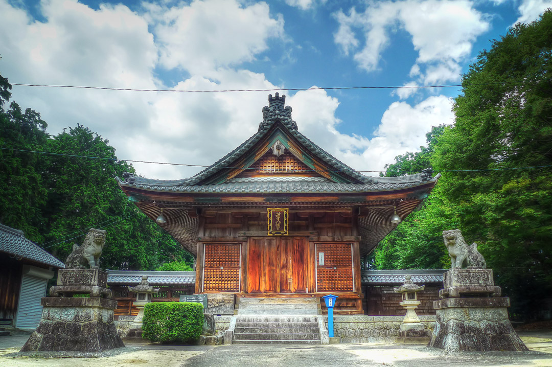 Wakamiya-Hachiman-sha Shrine, Toyota-shi, Aichi-ken, Japan (HDR Photo)