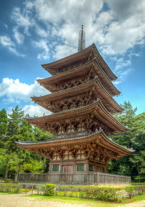 The oldest building in Kyoto: Five storied pagoda at Daigo-ji