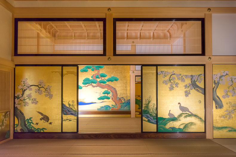 Primary room 「Ichinoma, 一之間」 of the main hall 「Omote Shoin, 表書院) at Hommaru Palace, Nagoya Castle (HDR Photo)
