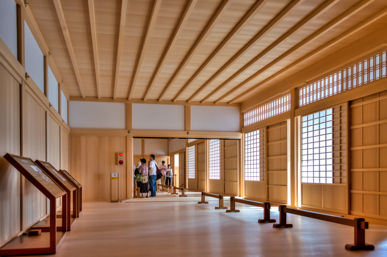 Ōrōka 「大廊下, The Grand Corridor」 inside Hommaru Palace at Nagoya Castle