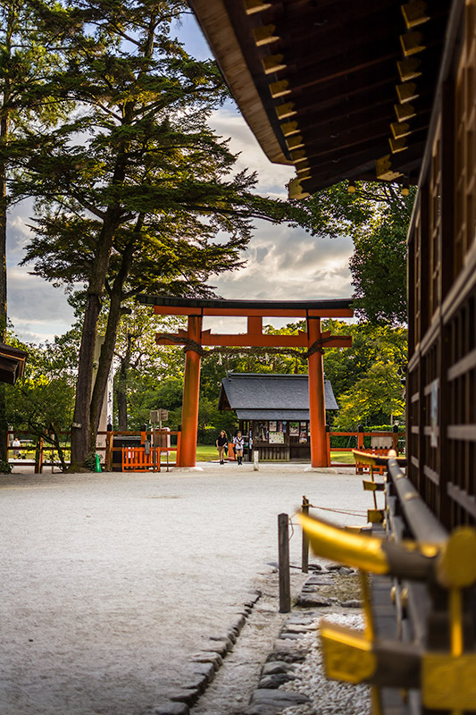 Entrance to Ancient Kyoto’s Oldest Shinto Shrine (HDR Photo)