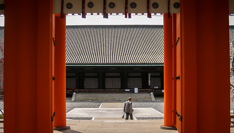 Vermillion Gate at Sanjusangen-do, Kyoto