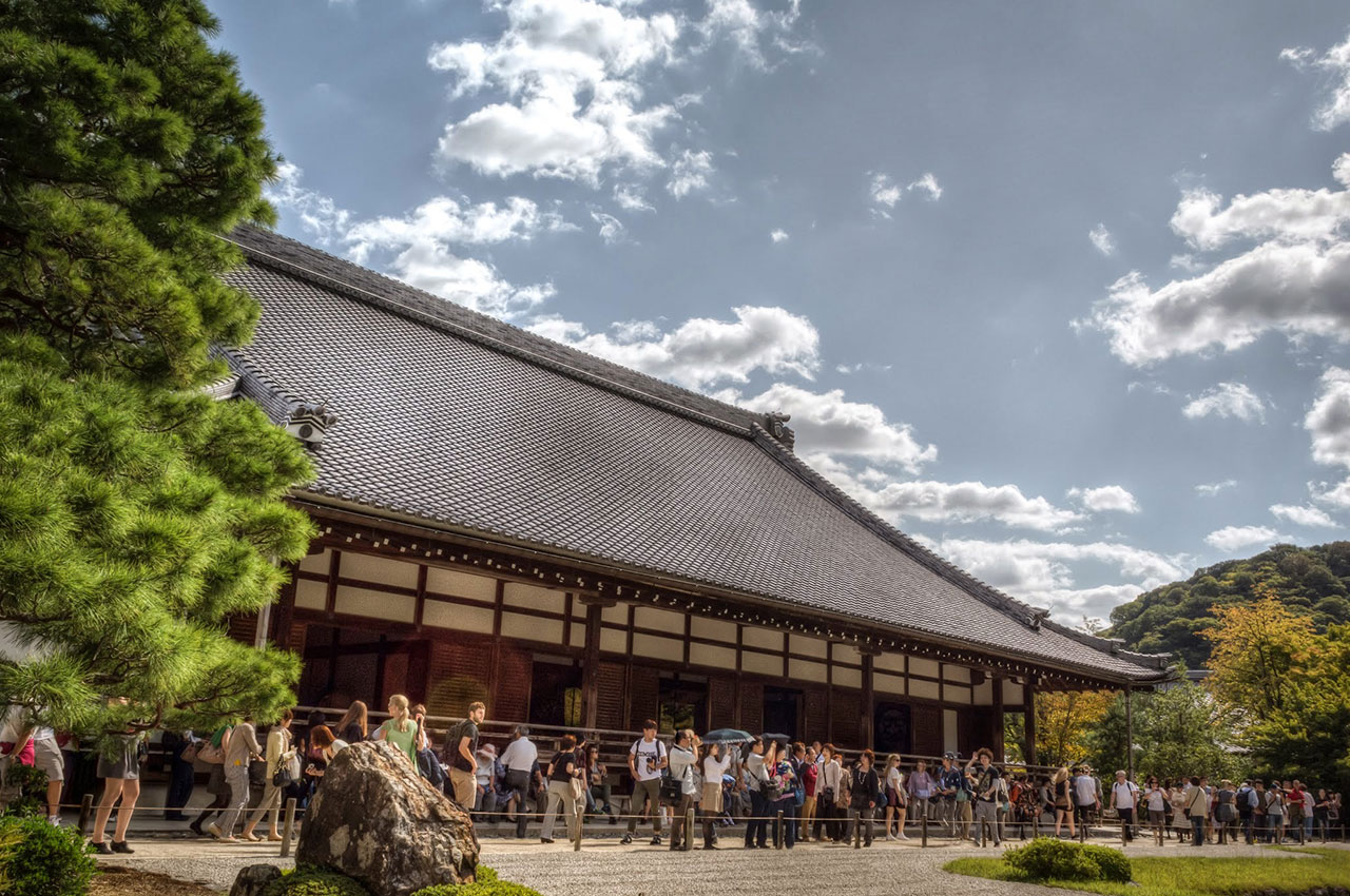 Large abbey 「大方丈 ōhōjō」 at Tenryu-ji, Kyoto