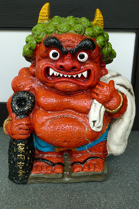 Ushi-Oni (Ox-Demon) statue in Kurashiki, Okayama, Japan