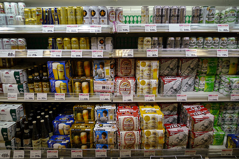 Beer prices in Japan